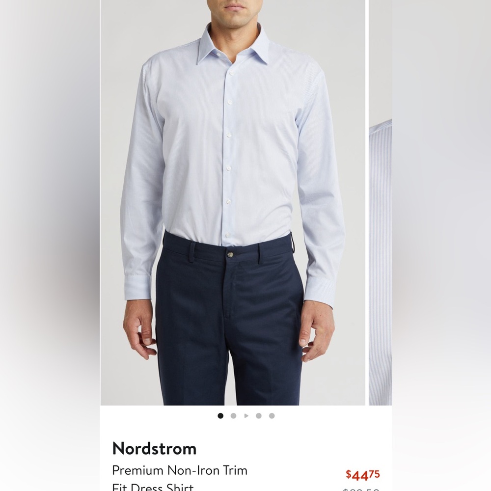 Nordstrom Light Blue Dress Shirt
